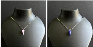 Elegante colgante de cadena de plata alemana Acabado antiguo Joyería étnica ligera para mujeres Ideal para ropa tradicional e informal - Product Image 4