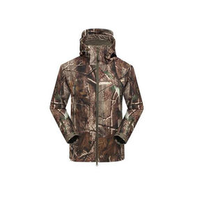 Veste légère personnalisée pour hommes imperméable et respirante veste de pluie de pêche de camouflage veste de chasse de camouflage en plein air - Product Image 4