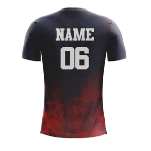 เสื้อสำหรับทุกเพศเสื้อฟุตบอลพิมพ์ลายดิจิตอลหรูหราสำหรับผู้ใหญ่เด็กฤดูร้อนชุดฟุตบอลพร้อมบริการ OEM - Product Image 4