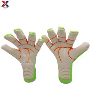 ถุงมือผู้รักษาประตูหนังคุณภาพสูงสำหรับกีฬากลางแจ้ง 男女兼用 กันน้ำ สายรัดข้อมือปรับได้ ป้องกันนิ้วมือ ขายส่ง OEM - Product Image 3