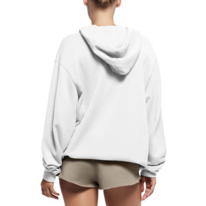 Sudaderas con capucha de algodón para mujer, transpirables, primavera Otoño, cremallera personalizada, estilo informal, estampado, hombro caído, suéter con capucha Y2K - Product Image 2