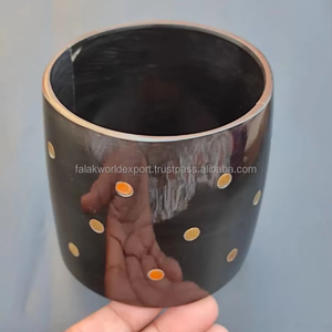 Pulsera de piedras preciosas Pulsera de color de cuerno natural hecha a mano con amor y mejor diseño Brazalete de cuerno Pulsera de FWE - Product Image 2