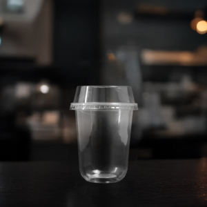 Quang Quan Transparent Disposable Plastic <b>Cups</b> <b>12oz</b> to 24oz Single Wall PP for Hot/Cold Beverages Milk Tea Juice <b>Coffee</b> - Product Image 4