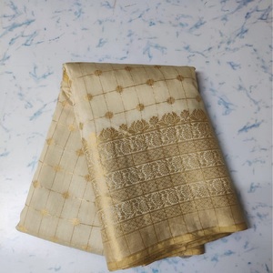 Saris de seda brocados hechos a medida ideales para tiendas de ropa reventa disponible en colores surtidos. Ideal para regalar - Product Image 2