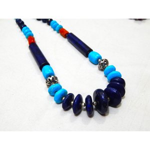 สร้อยคอลูกปัดอัญมณีหลากสีเงินแท้925ชิ้นทำด้วยมือพร้อมควอตซ์ของขวัญสุดเพอร์เฟกต์สำหรับ Her-NL0272-GS - Product Image 6