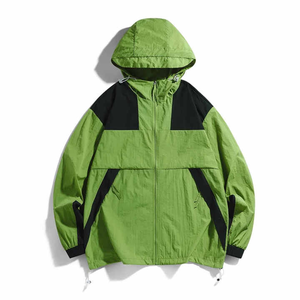 ¡Novedad de 2025! Chaqueta cortavientos de diseño personalizado para hombre, lona transpirable, manga larga, cuello levantado con cremallera - Product Image 4