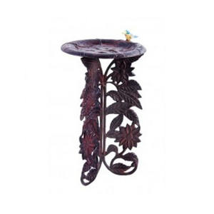 Soporte de alimentación para pájaros, decoración de jardín o patio, diseño de flores hechas a mano, uso decorativo para el hogar - Product Image 1