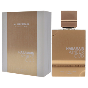 Al Haramain ambra Oud-White Edition per Unisex 3.4 oz fresco EDP Spray liquido Parfum - Product Image 4