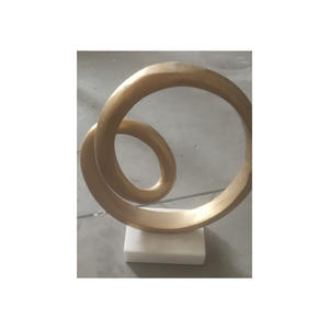 Decoración del hogar, escultura de adorno, mano humana, Color dorado, escultura de mesa de aluminio, uso para decoración navideña - Product Image 2