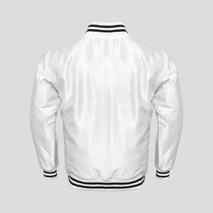 Chaqueta Bomber Unisex Personalizada de la Mejor Calidad, Teñida y Bordada, de Seda y Satén, para Invierno, Estilo Béisbol, Resistente al Viento, Transpirable y Ecológica - Product Image 6