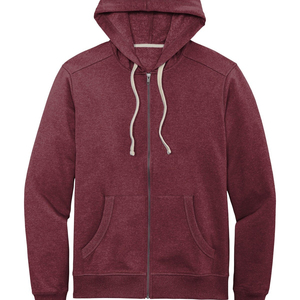 Sweat à capuche zippé français poids lourd avec broderie personnalisée sweat à capuche zippé à impression bouffante streetwear style sweat à capuche pour hommes pour l'extérieur - Product Image 2