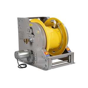 Meclube-Carrete de manguera motorizado eléctrico industrial, Serie de acero pintado, para sistemas eléctricos electrónicos de camiones - Product Image 1