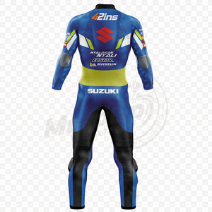 Zuzuki Alex Traje de motocicleta Grado superior Cuero genuino 1Pc mono Pista/Montar Biker Cuero de vaca/Canguro MotoCP Traje CE Armor - Product Image 2