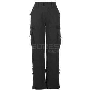 Pantalones Cargo de lona impermeables de secado rápido transpirables para mujer Diseño informal de cintura media para actividades al aire libre Último Jogger liso - Product Image 2