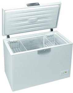 Congélateur coffre vertical, congélateur profond avec couvercle verrouillable, blanc, sans givre, pour la maison et la cuisine - Product Image 4