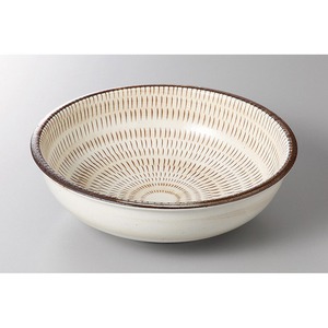 Grands bols en céramique japonais modernes blancs et noirs pour sauce, soupe et desserts personnalisés - Product Image 2