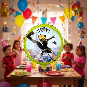 Ballon métallique Catt Noir Coccinelle 45 cm, lot de 2, pour décoration de fête, idéal pour les enfants - Product Image 3