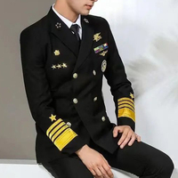 Uniformes de pilote unisexes 100 % polyester personnalisés pour compagnies aériennes – Dernier design, tailles sur mesure, logo haute visibilité, prix bas, service OEM, livraison en 7 jours