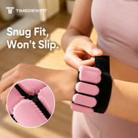 En gros, Bracelets de poids réglables et durables en silicone et fonte pour poignets et chevilles, Logo personnalisé, 2 lb, en forme de U, pour entraînement de force et fitness