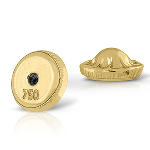Pendientes de Moda con Estrella de Oro Sólido de 9K (Disponibles en 10K, 14K, 18K) para Mujeres, Niñas y Niños, con Cierre de Clip y Rosca, Hechos en España - Product Image 2