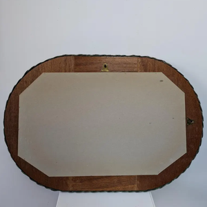 Vintage MID CENTURY style wicker/rattan wall <b>mirror</b> from the 70 80s - Product Image 4