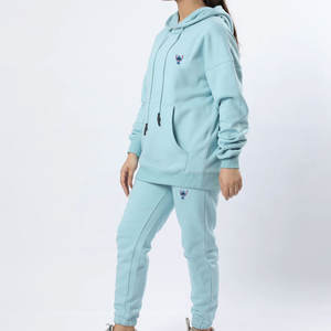 Wholesale Custom Logo Female Training Wear Sweatsuit 2 Piece Set Track <b>Suit</b> Zipper Tracksuits <b>Women</b> Sweat <b>Jogging</b> <b>Suits</b> - Product Image 2