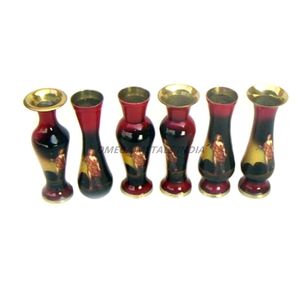 Ensemble de vases en métal de bonne qualité de couleur noire élégante avec une forme géométrique moderne et un design élégant pour une décoration intérieure élégante - Product Image 6