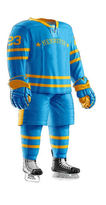 Camisetas de Hockey Reversibles Personalizables con Parches de Sarga a Rayas y Logotipo del Equipo Bordado, Uniforme de Hockey sobre Hielo - Product Image 6