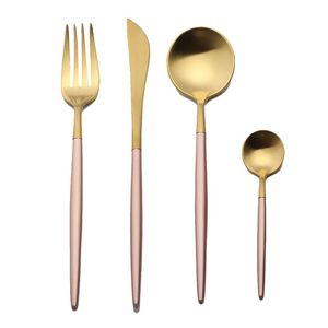 Nouveau design 2024 nouveauté noir métal mat argenterie concepteur couverts dîner cuillère fourchette couteau 304 couverts en acier inoxydable - Product Image 5