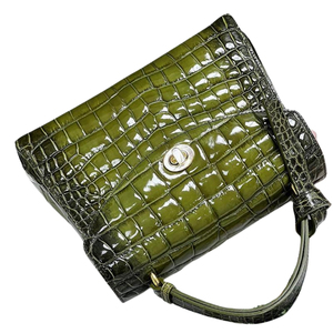 Nouveauté Sacs pour femmes en cuir d'alligator véritable classique léger avec fermeture éclair et bandoulière réglable Sacs de voyage Prix de vente chaud - Product Image 4