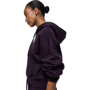 Sudadera con Capucha Corta de Felpa Extra Grande para Mujer, 100% Algodón, Estilo Holgado, Personalizada, Gruesa, Moderna, Elegante e Informal - Product Image 6