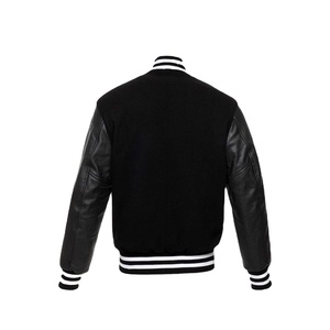 แจ็คเก็ตเลตเตอร์แมนแบบสั่งทำ แจ็คเก็ตวาร์ซิตี้ผู้ชายแบบสั่งทำ แจ็คเก็ตเบสบอลแบบเรียบแบบสั่งทำ แจ็คเก็ตวาร์ซิตี้ผู้ชาย - Product Image 2