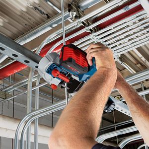 Sierra de cinta inalámbrica de 18 V con batería para cortar metal, azulejos y madera, ideal para uso industrial y bricolaje. - Product Image 1