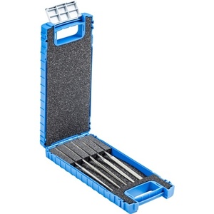 D 126 HORSE 5-Piece Diamond Needle <b>File</b> Set 140 mm Length for Woodworking & Metalworking - Product Image 1