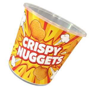 Cubeta de Plástico PP Reciclable de 85 oz, Color y Logotipo Personalizables, Venta al por Mayor, Tipo KFC Popeyes - Product Image 2