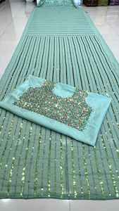 Blusa bordada de alta calidad, estilo Superhit de bollwood, con secuencia Georgette, venta al por mayor en línea - Product Image 4