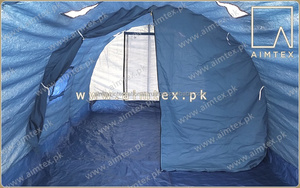Tienda impermeable central AHA, retardante de fuego, carpas de lona de polialgodón resistentes a los rayos UV, ligeras y móviles con marca personalizada - Product Image 5