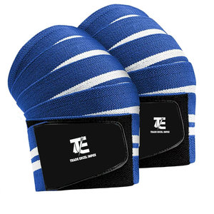 Low MOQ Weightlifting Durable Material Lightweight Gym <b>Knee</b> Wraps Top Selling <b>Compression</b> Workout <b>Knee</b> Wrap For Sale - Product Image 1
