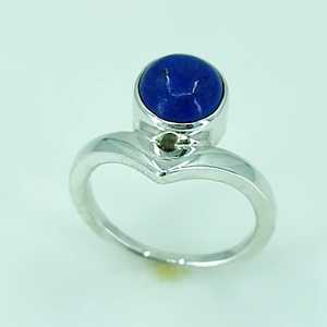Anillo de Plata de Ley 925 con Lapislázuli, Hecho a Mano, Estilo Boho, Joyería Fina con Piedra de Nacimiento de Septiembre, Gema Azul Natural, Regalo - Product Image 2