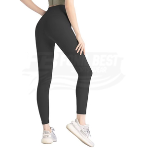 Legging de sport taille haute élastique à carreaux, longueur intégrale, effet push-up, grande taille, pour femme - Product Image 5