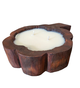 Wooden Dough Bowl Candle Dough Bowl Farmhouse Home Decor <b>Handmade</b> Fragrance Candles Custom Modern Design - Product Image 5