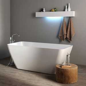 อ่างอาบน้ำหินอ่อนแบบตั้งอิสระที่ทันสมัยโดย silvi - Product Image 2