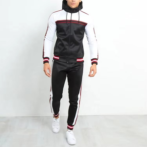 Pakistán logotipo personalizado hombres chándal Color negro blanco algodón poliéster deportes entrenamiento chándal personalizar color disponible - Product Image 2