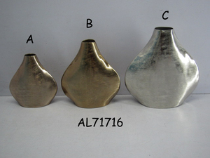 Jarrón de bambú hilado de hoja de oro de alta calidad soporte de maceta redondo de lujo moderno para decoración hecho a mano al por mayor - Product Image 3