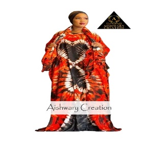 Stylish Tie Dye <b>Kaftan</b> Dress for Women Comfortable Loose Fit Rayon Chiffon Summer Outfit Party Wear <b>Beach</b> Swimsuit Cover - Product Image 3