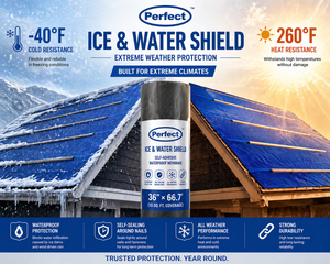 Bâche de protection contre la glace et l'eau <span class=keywords><strong>pour</strong></span> les gouttières de toit, les tuiles en asphalte, les toitures métalliques, membrane d'étanchéité sous-couche - Product Image 1