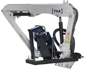 Grue hydraulique compacte TKA 1000F-Capacité de 150kg et portée verticale de 4.9m développée pour l'industrie de l'huile de palme-PRIX SUR DEMANDE - Product Image 1