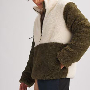 Trending Custom Design Sherpa Polar Fleece Jacket Street Wear Bomber Chaquetas Outdoor Fleece Jacket para chaqueta para hombres Moda - Product Image 5