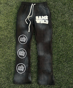 OEM hombres 100% algodón 400GSM pesado transpirable polar chándal secado rápido acampanado conjunto para Streetwear gimnasio invierno ecológico - Product Image 6