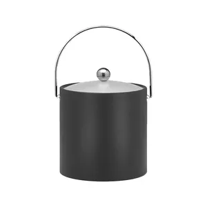 Cubo de hielo de Metal de diseño brillante para Bar, restaurante, Hotel, fiesta o boda, aspecto altamente acabado para bañeras de bebidas - Product Image 1